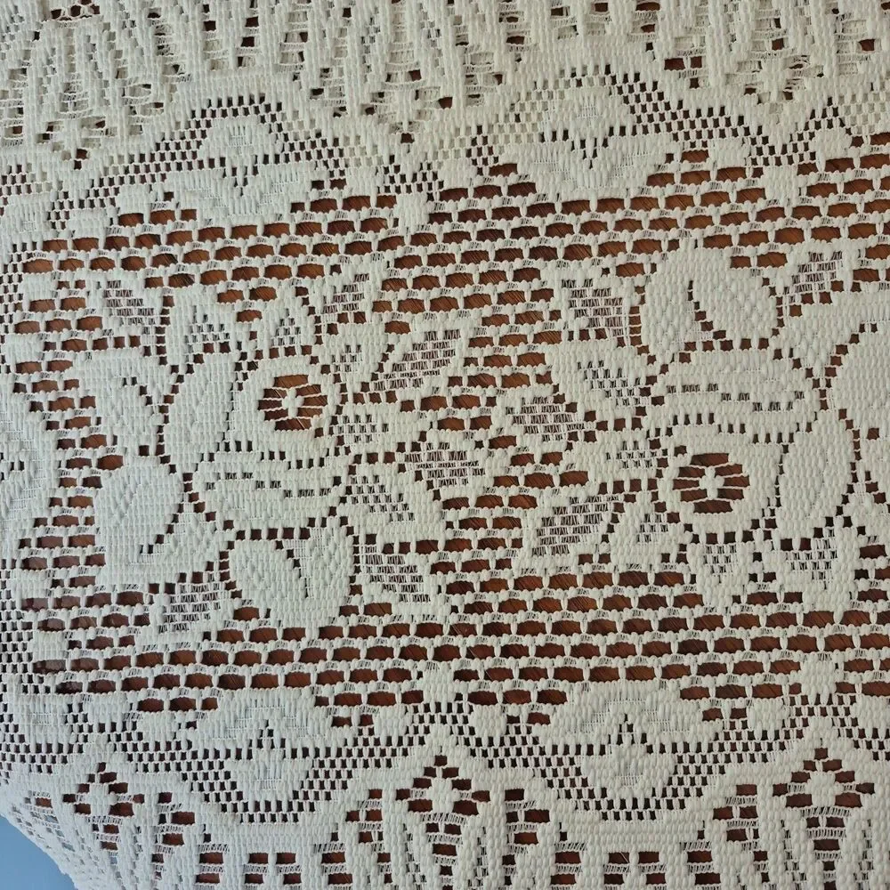 Lot of 9 Vintage Cottagecore White Cream Floral Lace Table Runners or Doilies
